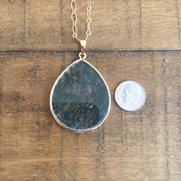 ❗️Last One❗️Restocked! Moss Agate Necklace - Picture 6 of 8
